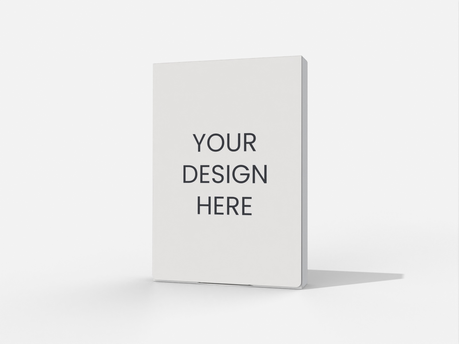 Flip top lock box — White paperboard