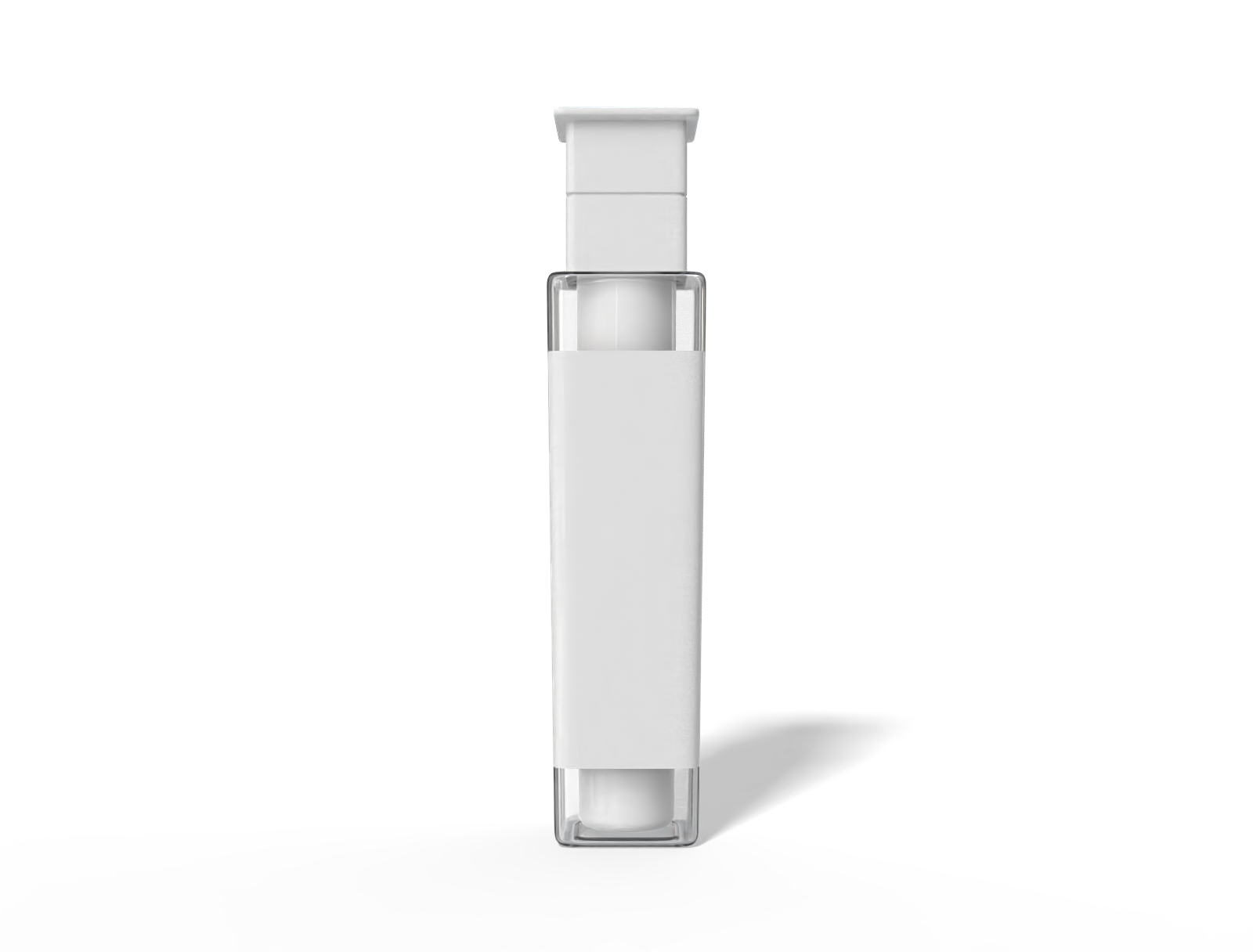 Skincare plastic bottle — Glossy glass