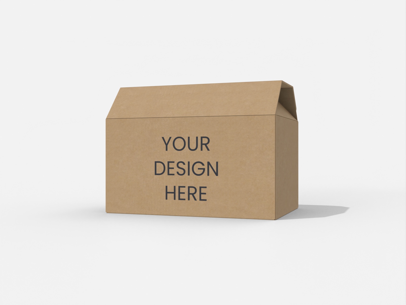 Roof mailer box — E-flute corrugated board