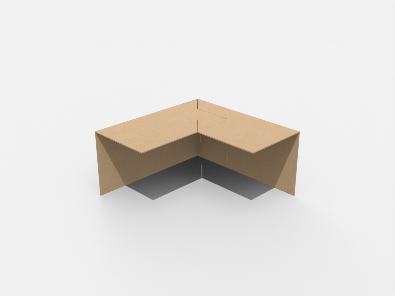 Protect buffer insert — E-flute corrugated board