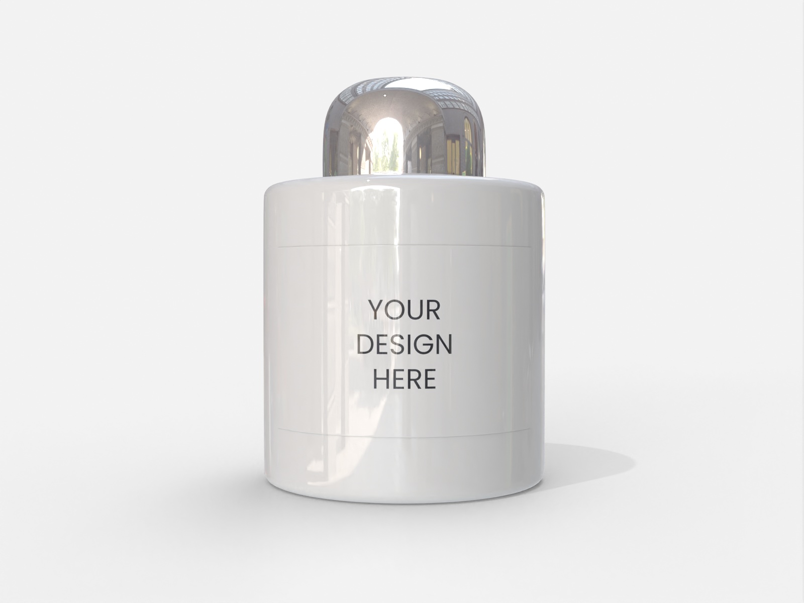 Bottles product label makeup — Glossy plastic