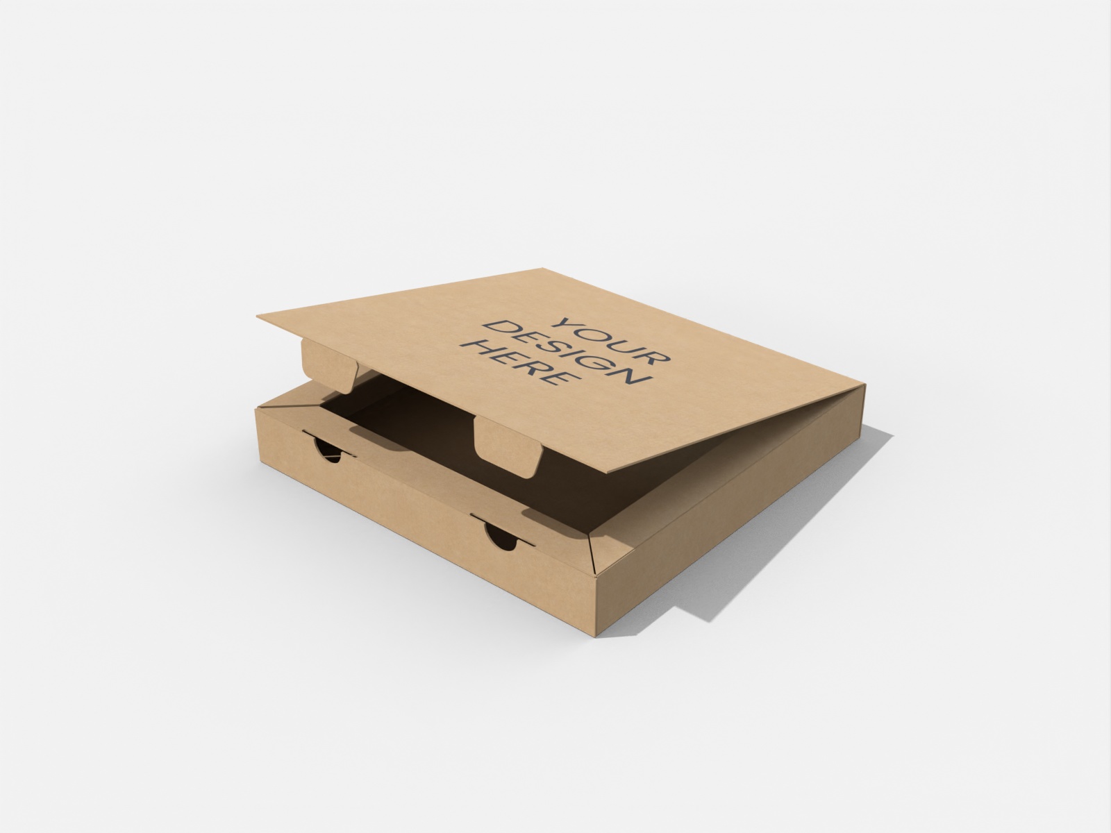 Flip top pizza box — Corrugated board