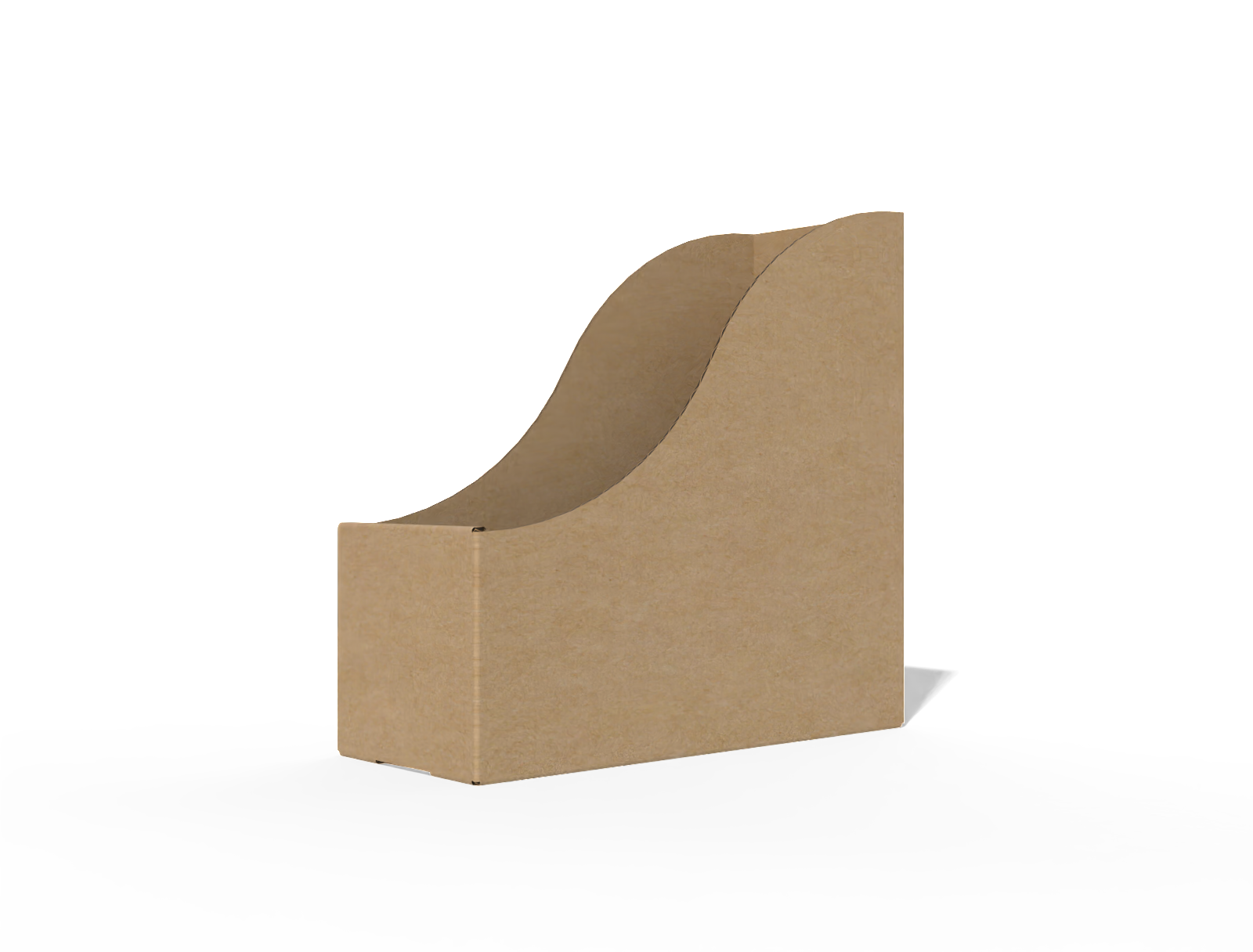 Display box — E-flute corrugated board
