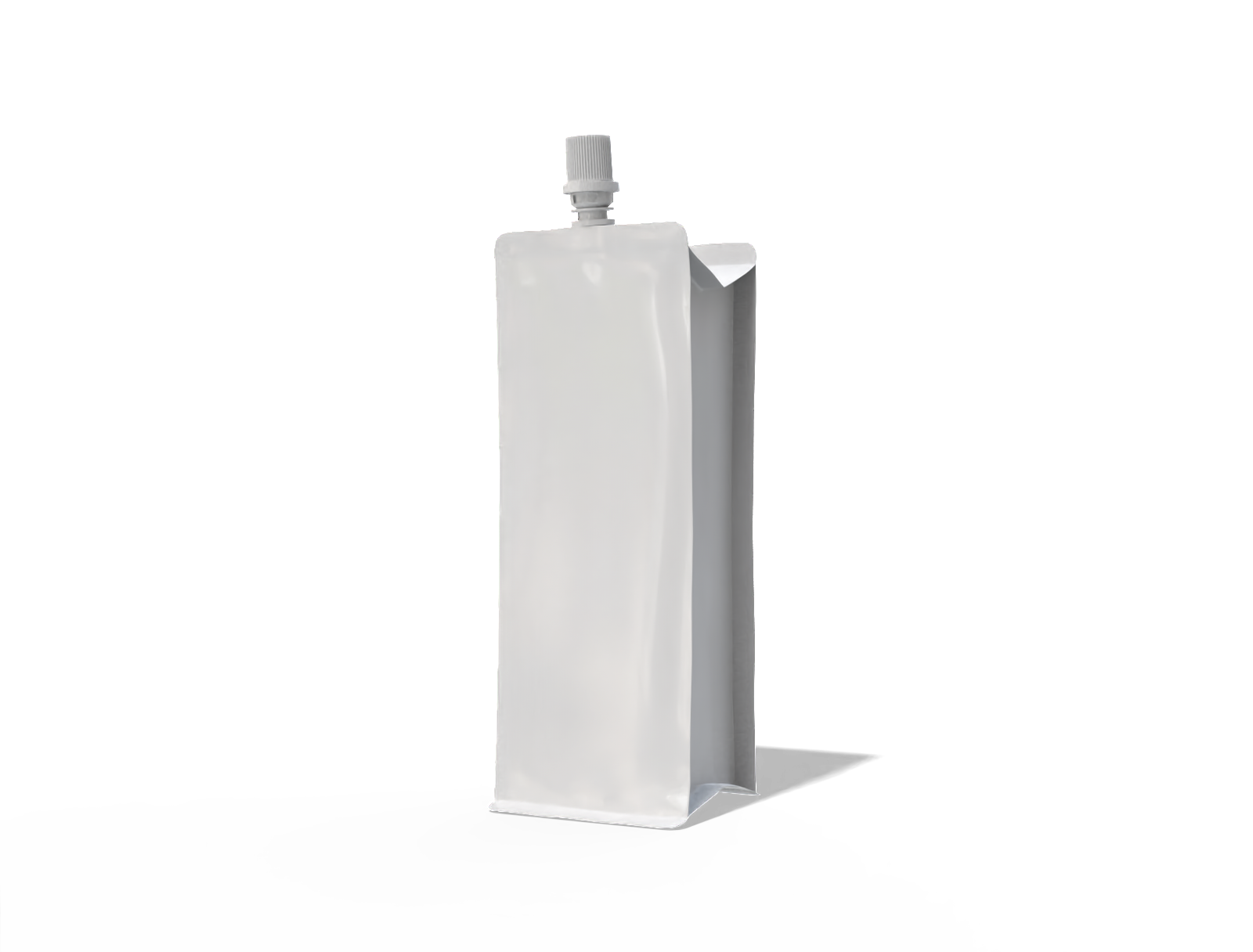 Beverage flexible pouch — Glossy plastic