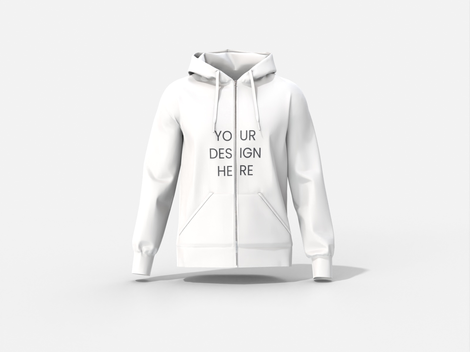 Full zip hoodie — Cotton