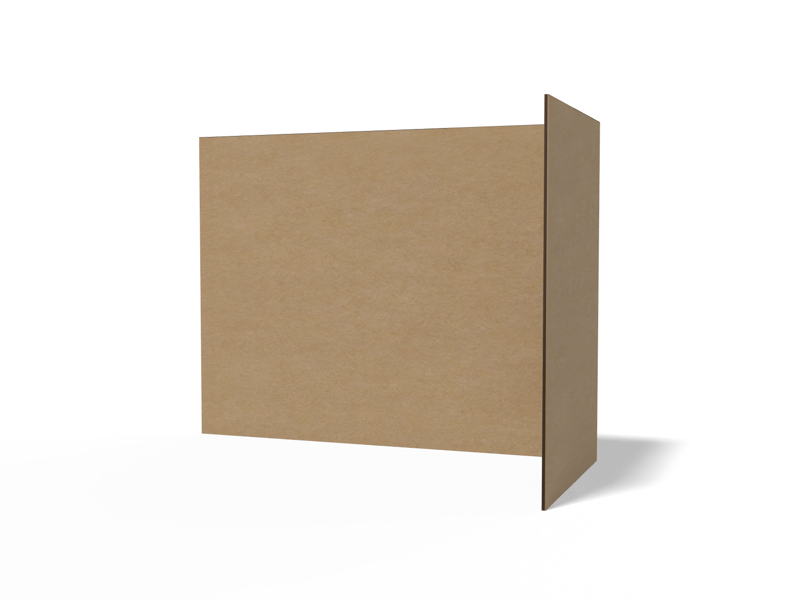 Two pages insert — E-flute corrugated board