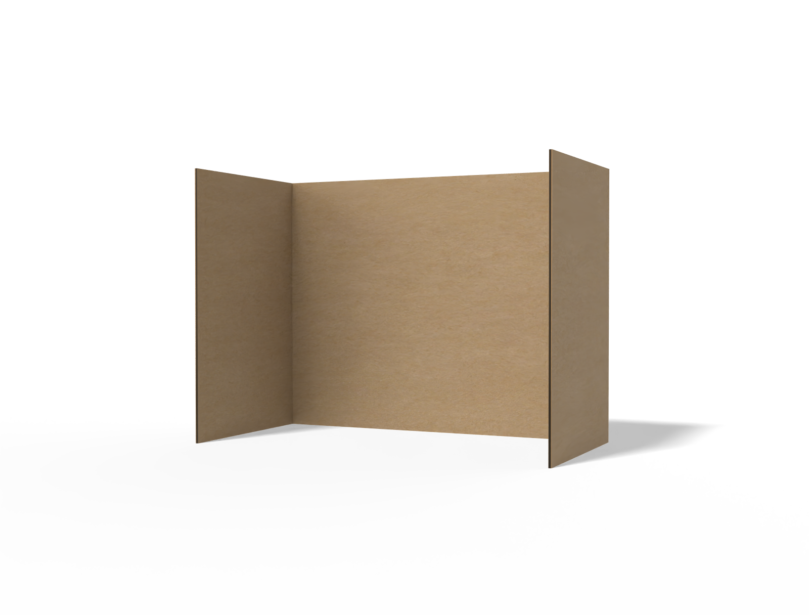 Three pages insert — B-flute corrugated board
