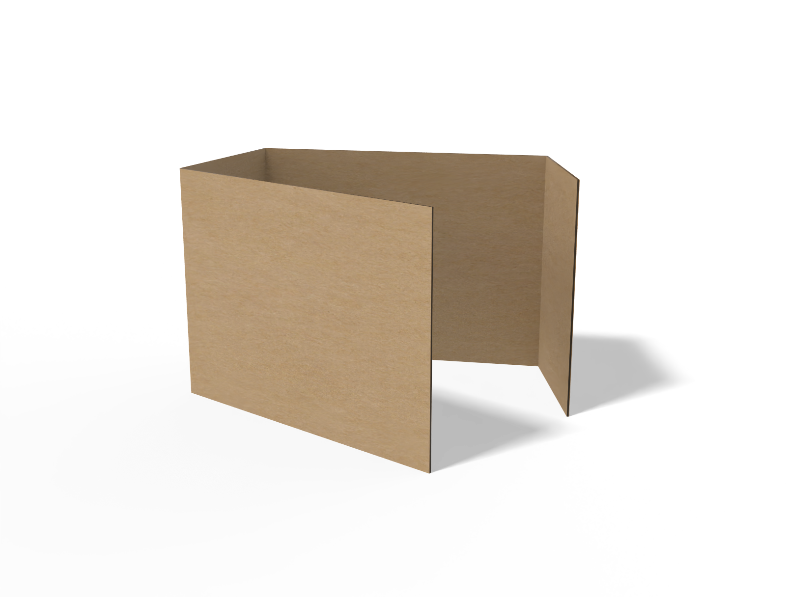 Four pages insert — B-flute corrugated board