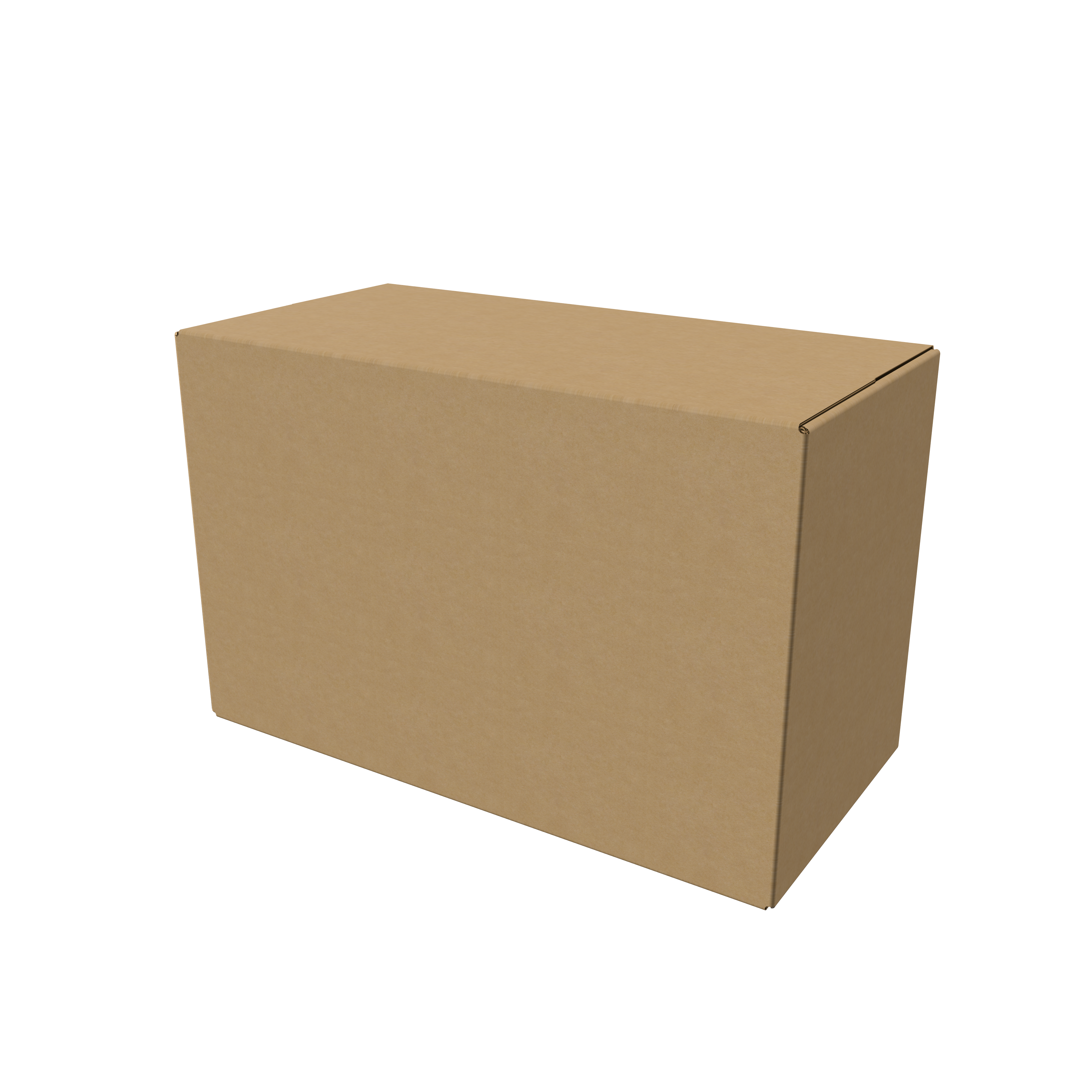 Cardboard shipping box — B-flute corrugated board