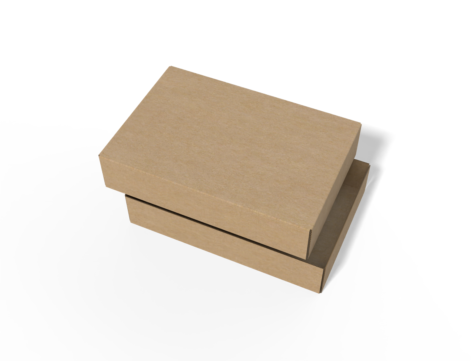 FEFCO 0302 box with lid — E-flute corrugated board