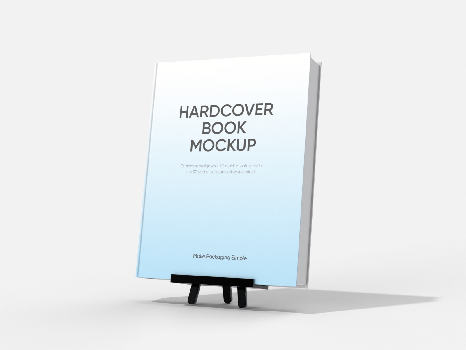 8.5×11 Book cover — White paperboard