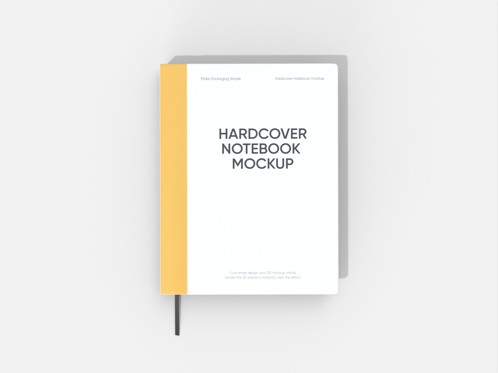 8.5×11 Hardcover book with bookmark — Coated paper