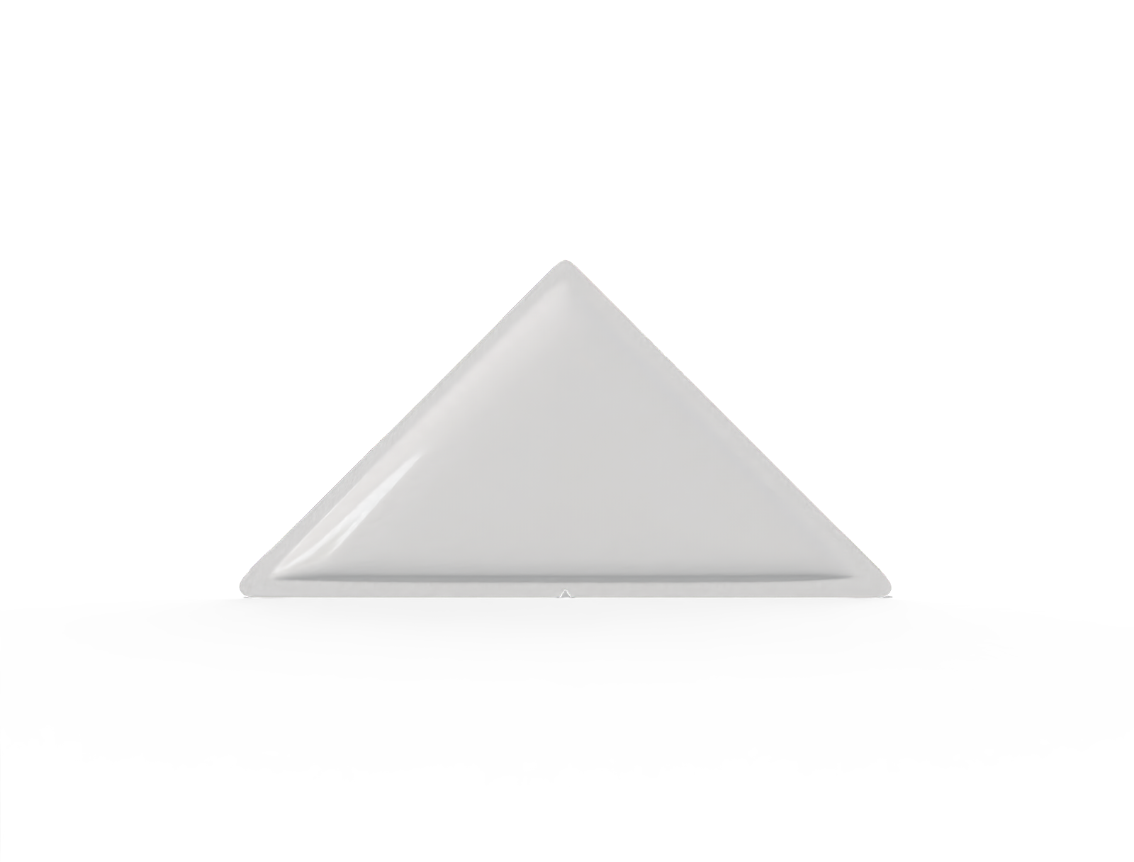 Triangle sachet — Glossy plastic