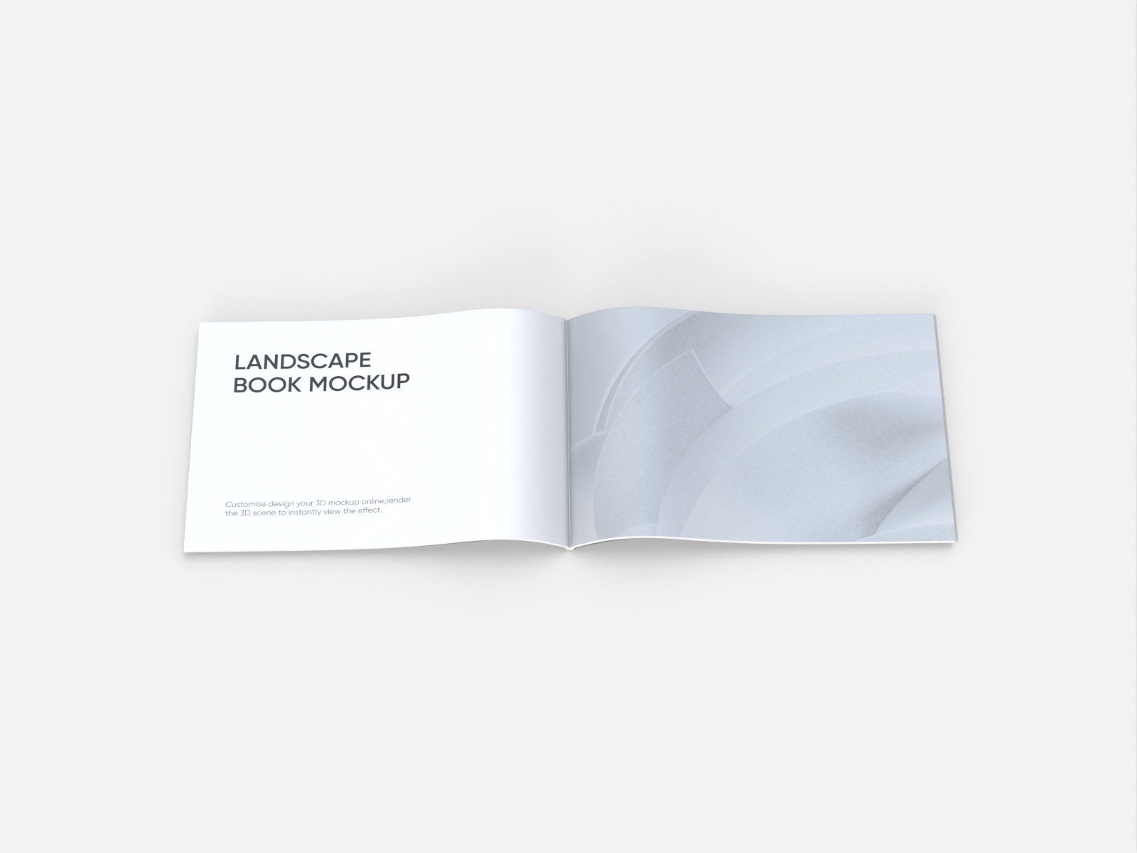 Open landscape — White paperboard