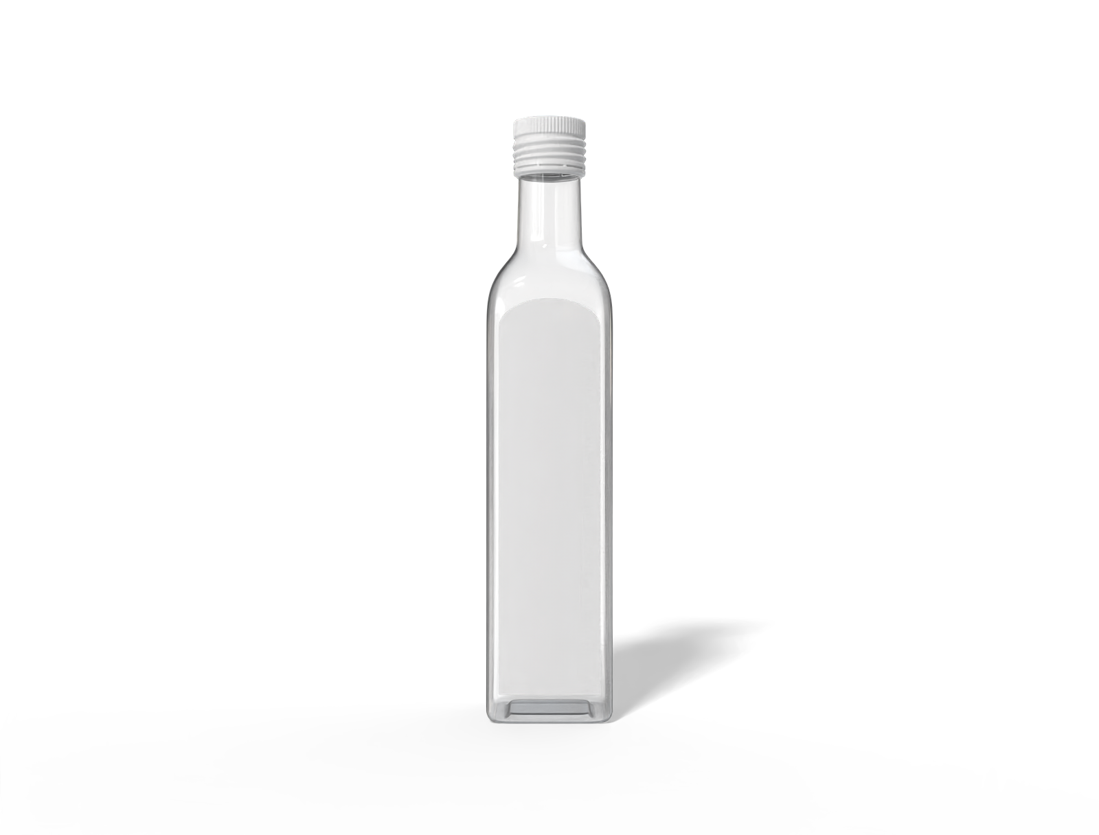 Olive oil bottle — Glossy glass