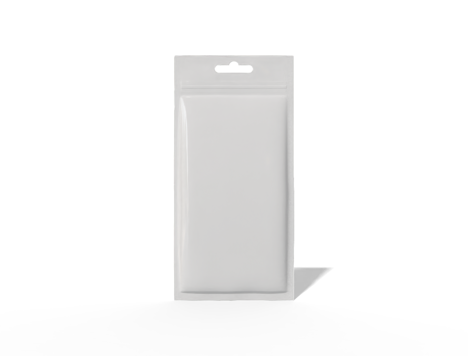 Transparent hanging pouch — Glossy plastic