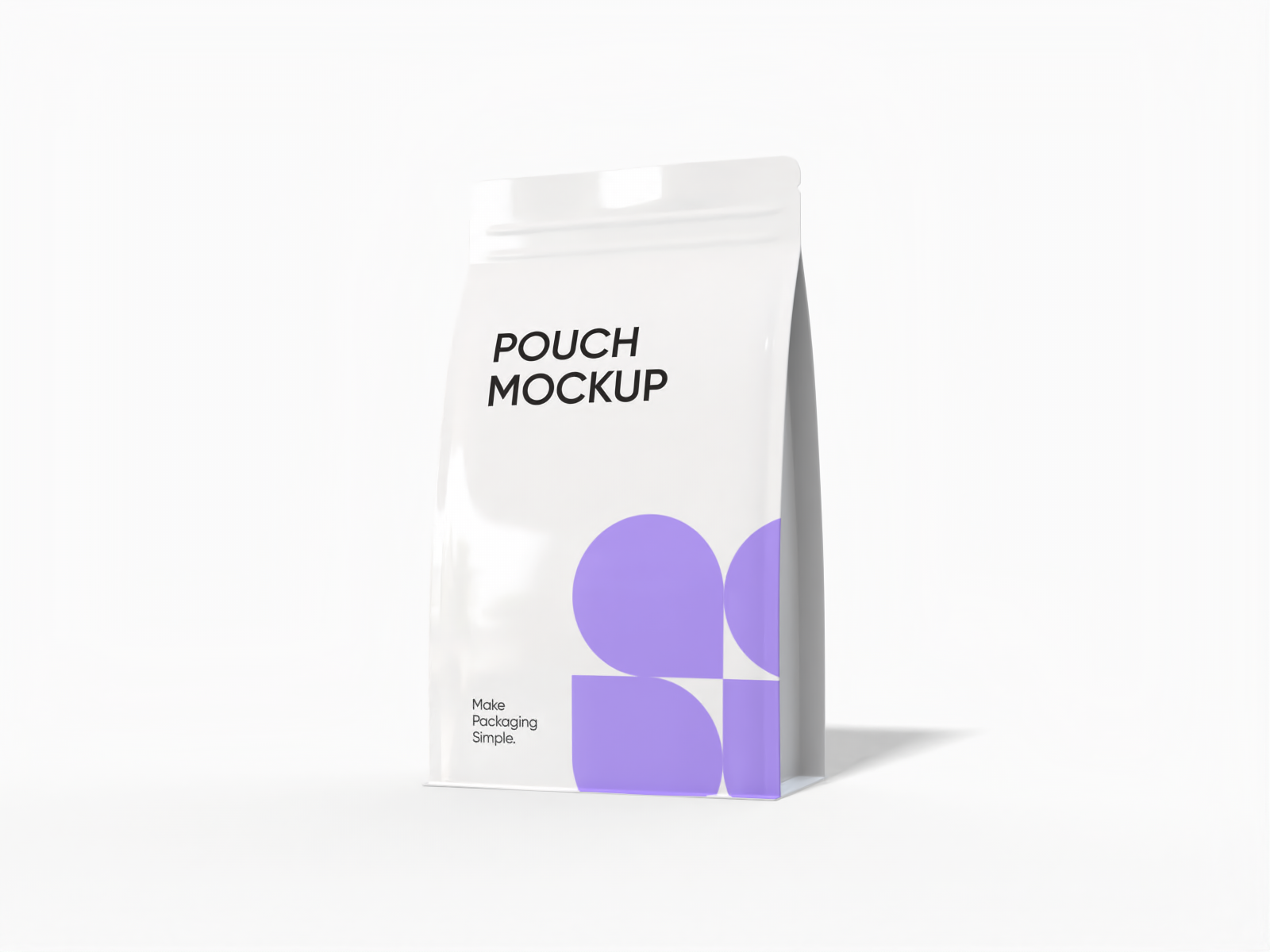 Standing pouch — Glossy plastic