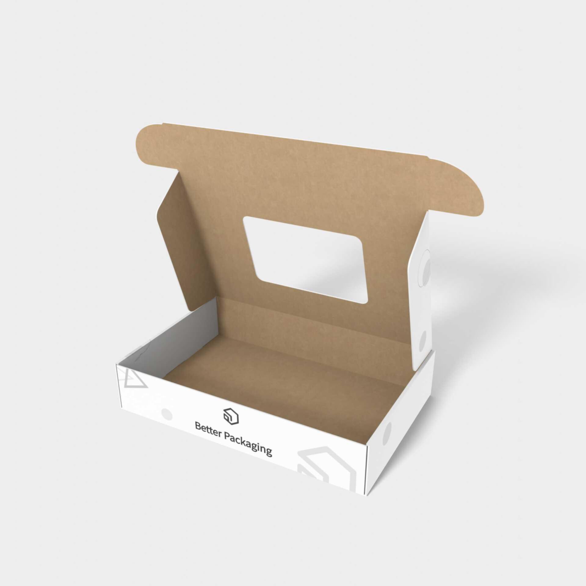 Mailer boxes hook flip top — Corrugated board
