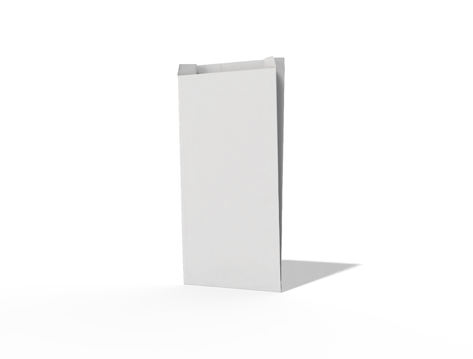 Paper bag — White paperboard