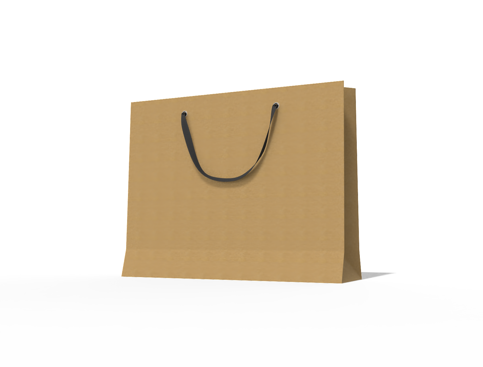 Branded paper bag — Kraft paper