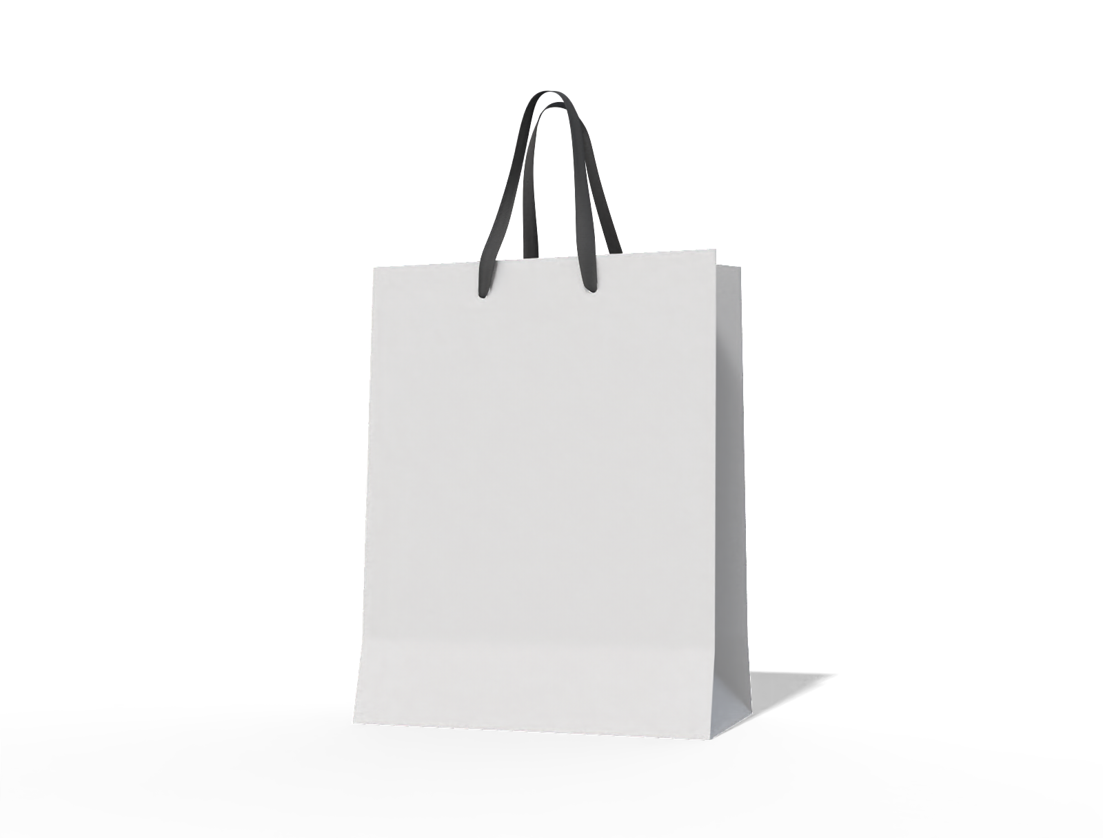 Gift paper bag — White paperboard