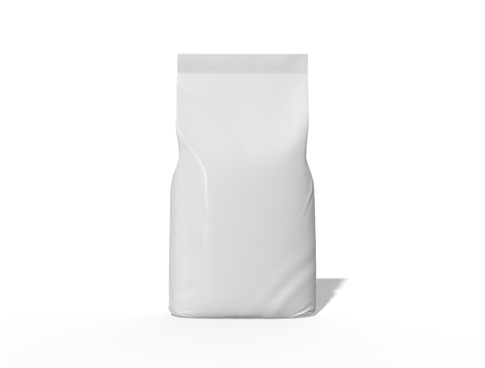 12 × 7 × 24 stand-up food pouch — Glossy plastic