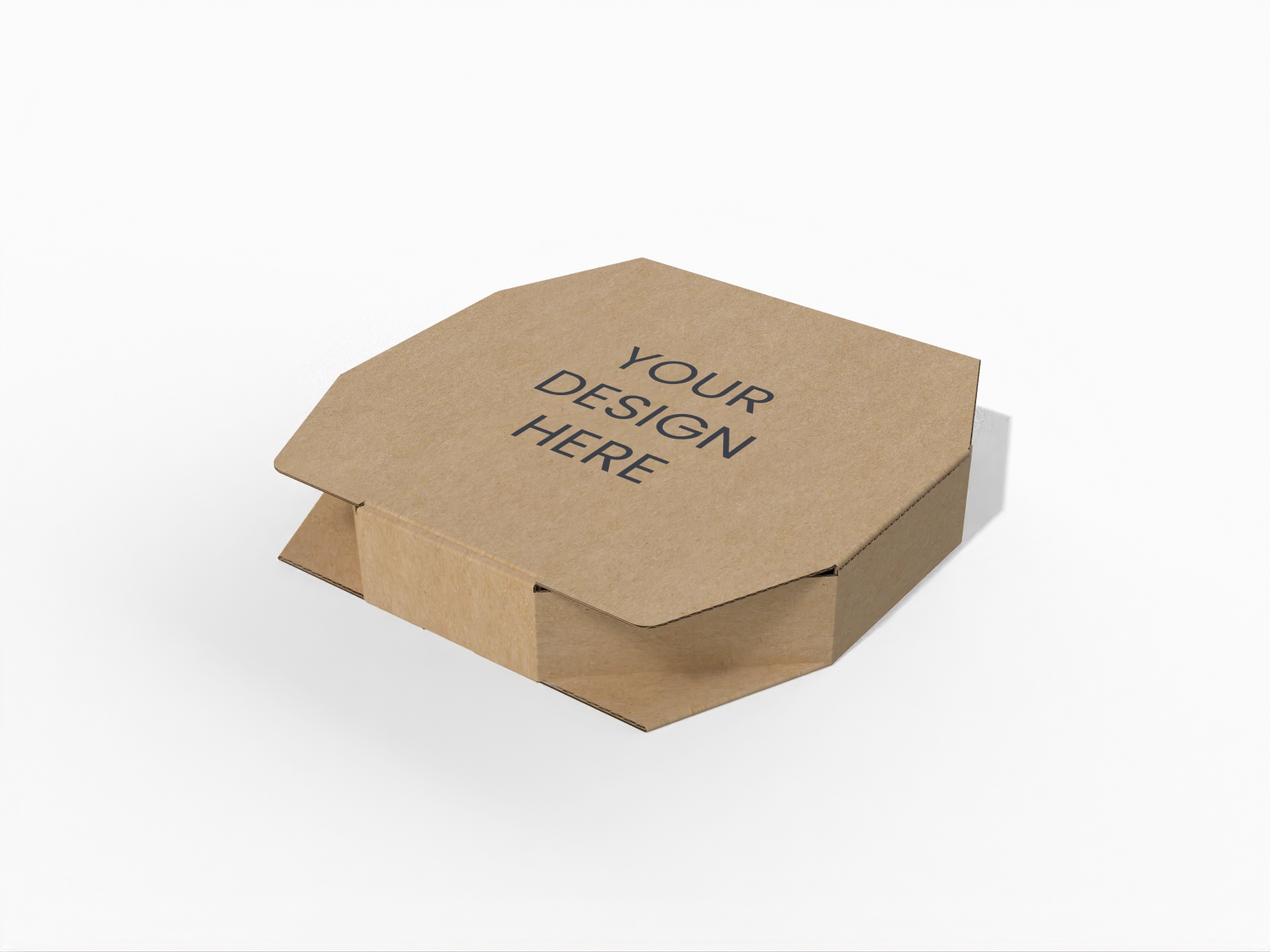 Pizza box — E-flute corrugated board