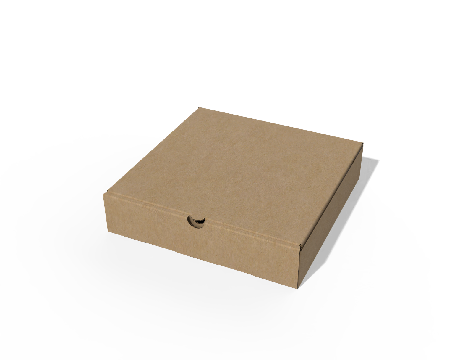 Pizza box packaging — E-flute corrugated board
