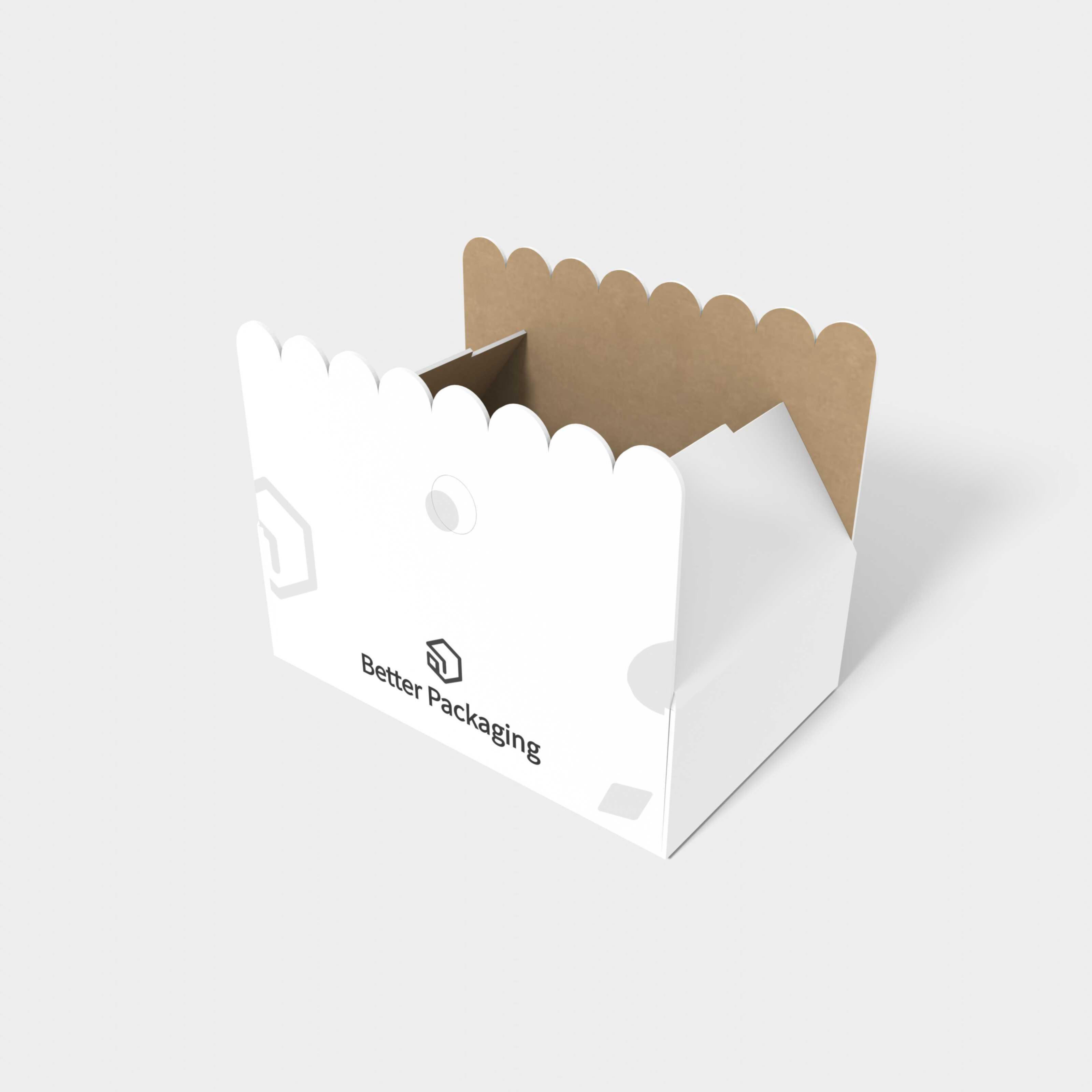 Cloud line mortise lock bottom flip box flip top boxes tuck front box — Corrugated board