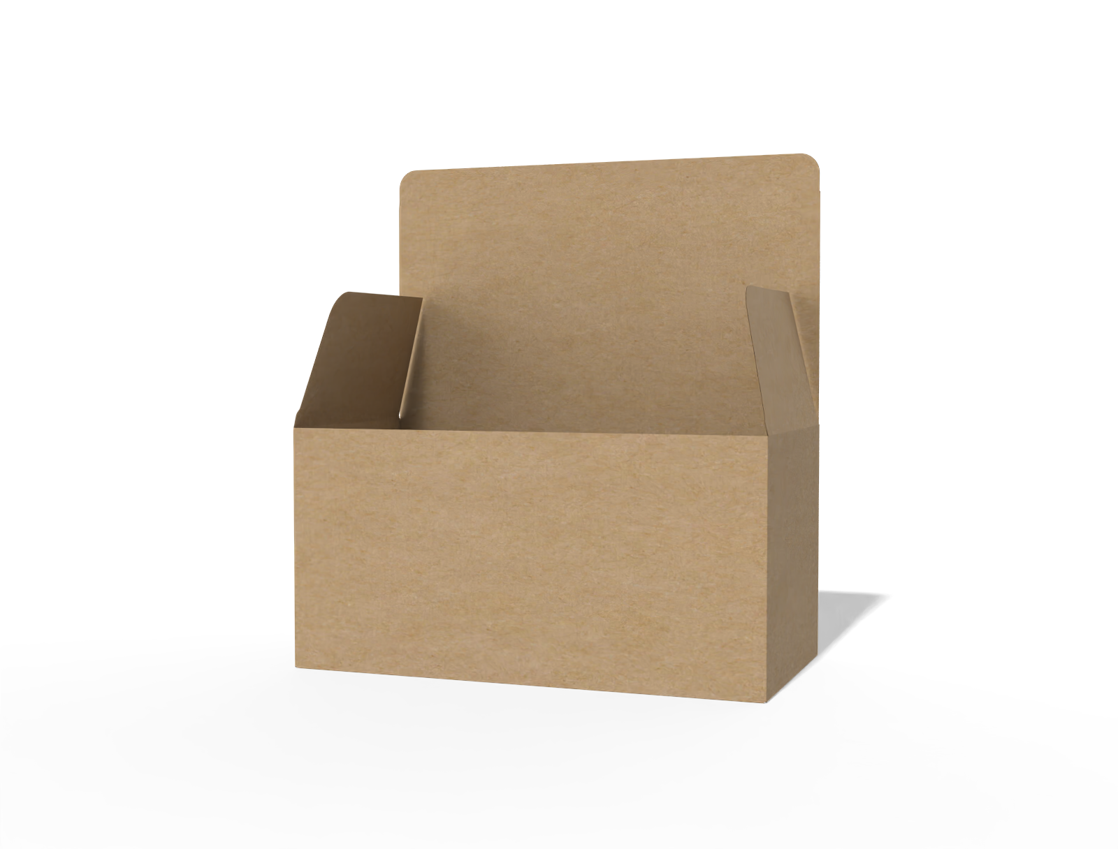 FEFCO 0212 folding corrugated box — E-flute corrugated board