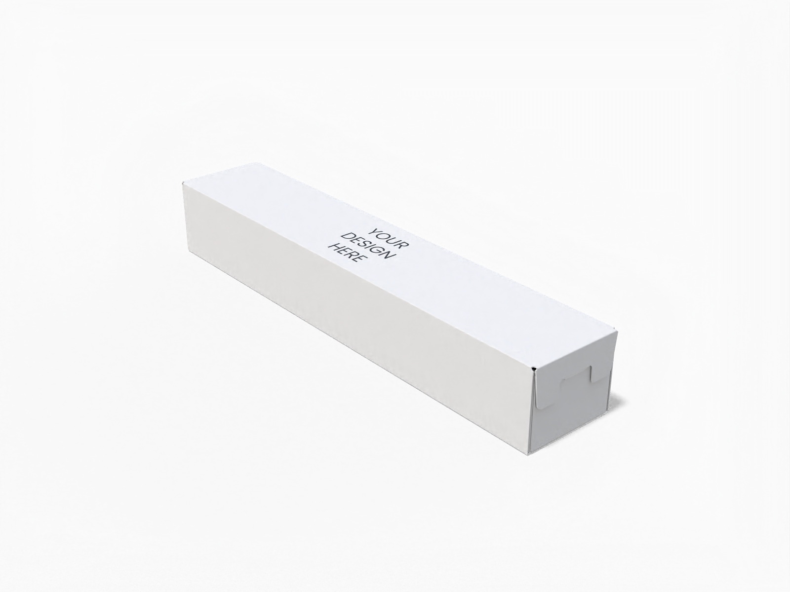 Side latch drawer box — White paperboard