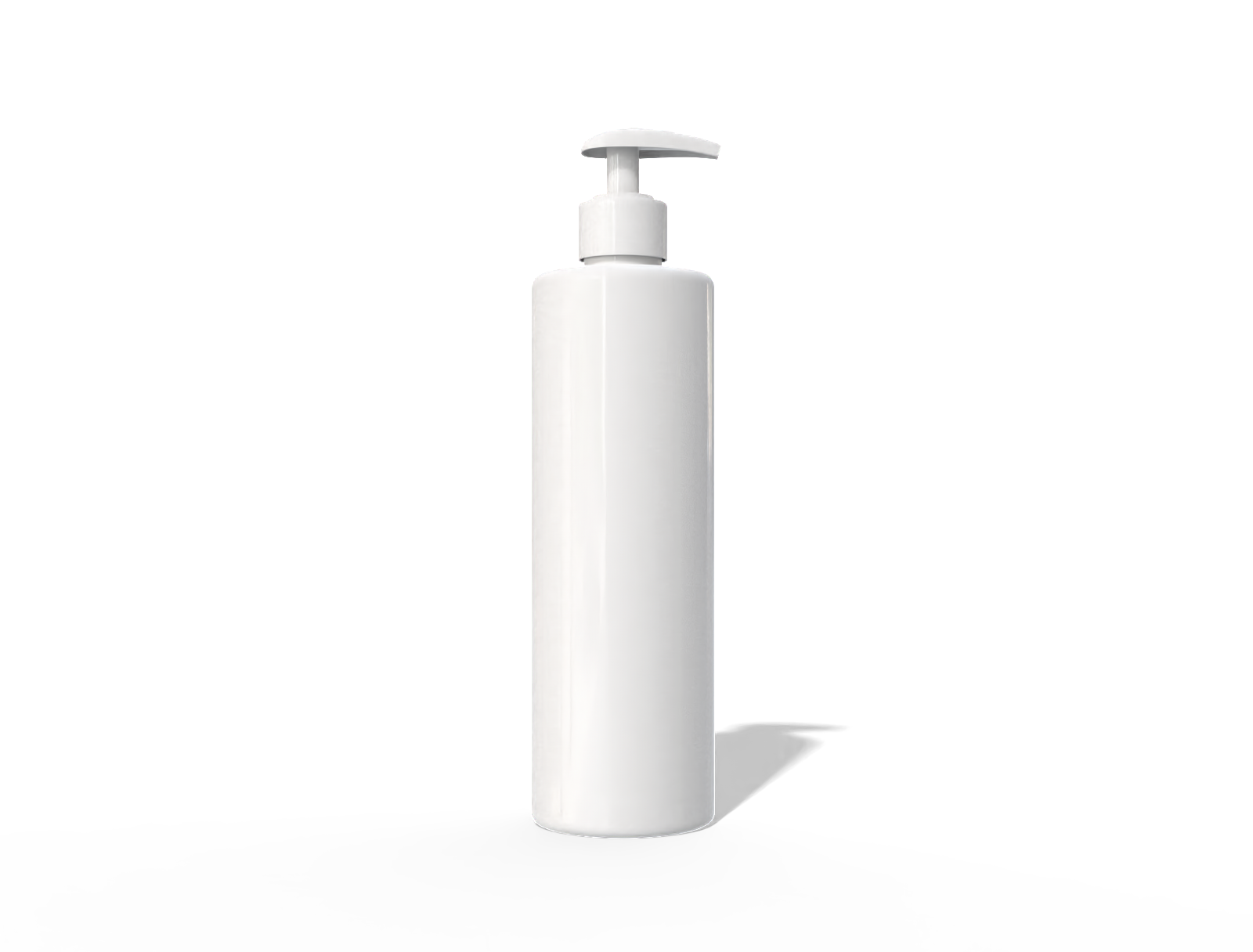 Shampoo bottle — Glossy plastic