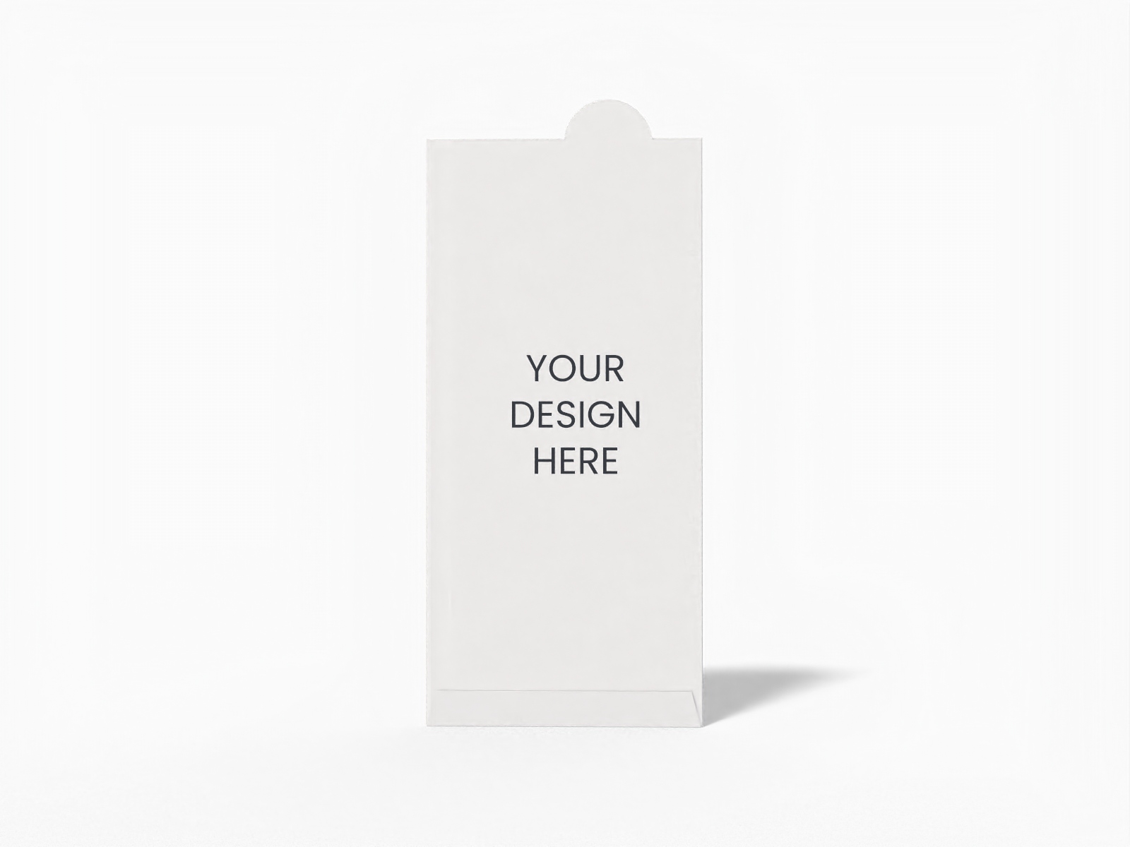 Rectangle envelope — White paperboard