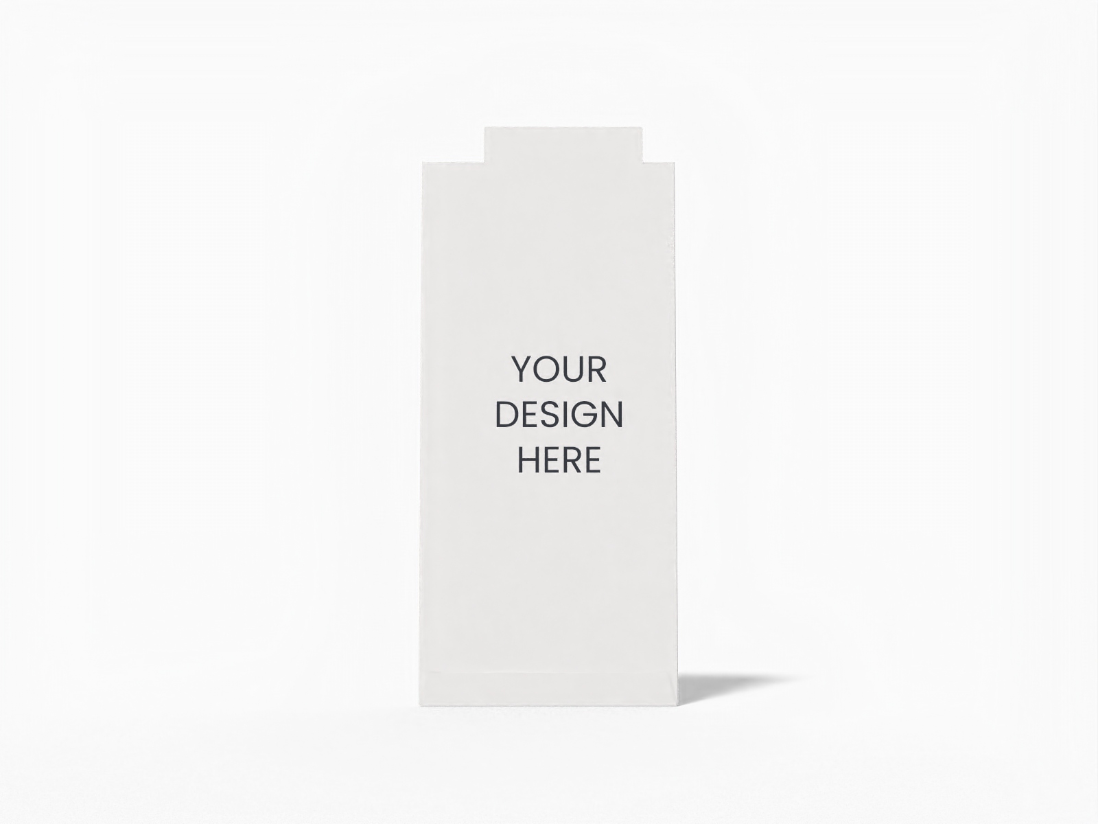 Rectangle envelope — White paperboard