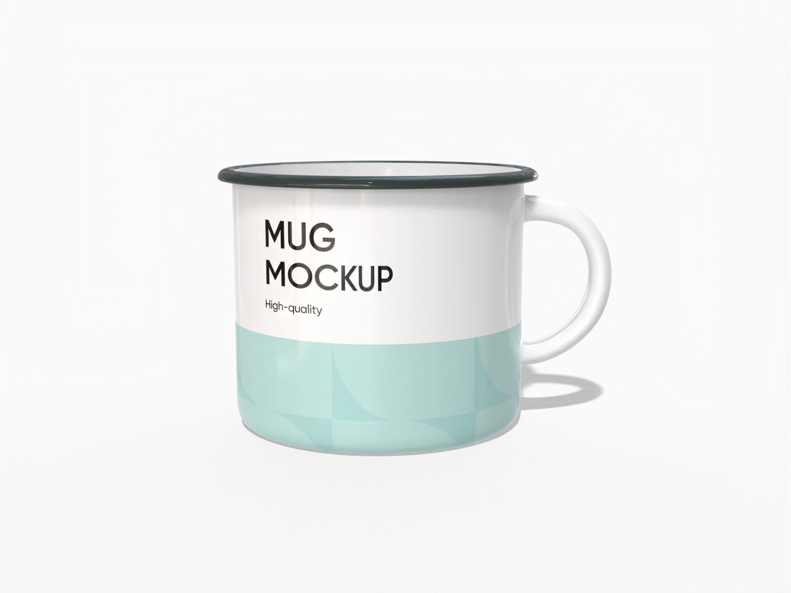 11oz enamel mug — Glossy ceramic