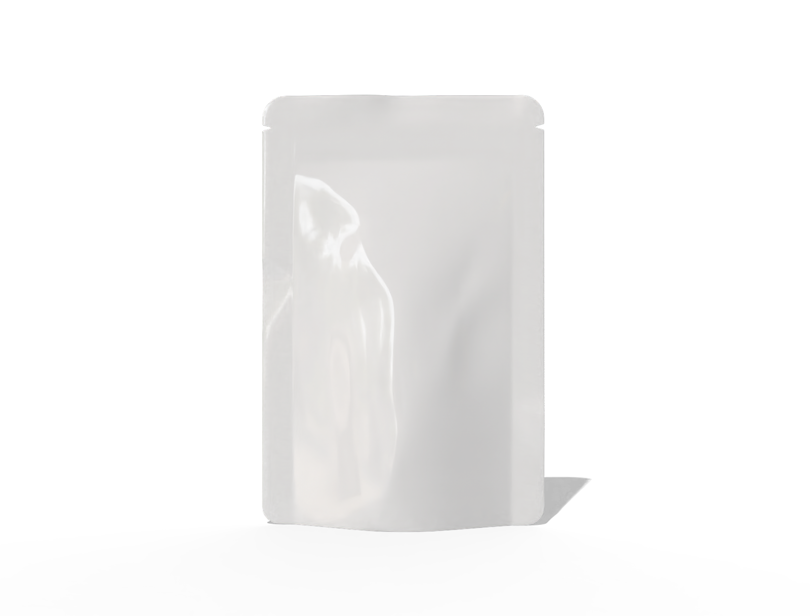 Stand up pouch packaging — Glossy plastic
