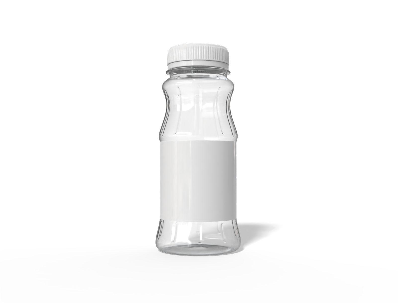 Juice drink plastic bottle — Glossy plastic