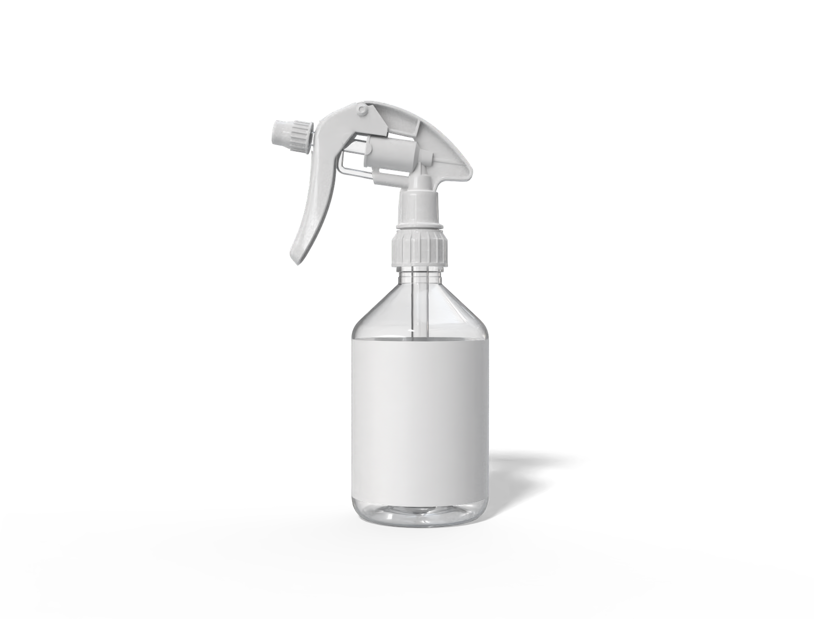 Plastic water spray bottles — Glossy plastic