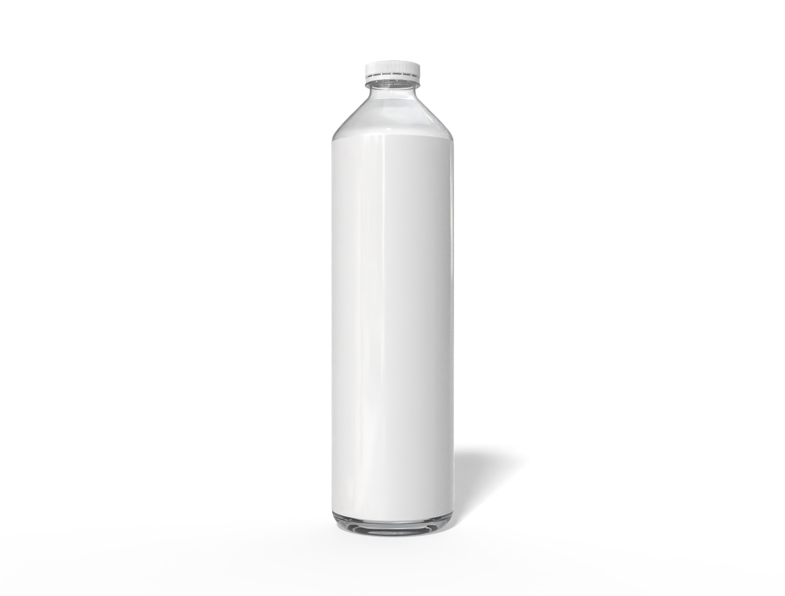 Plastic water bottle — Glossy plastic