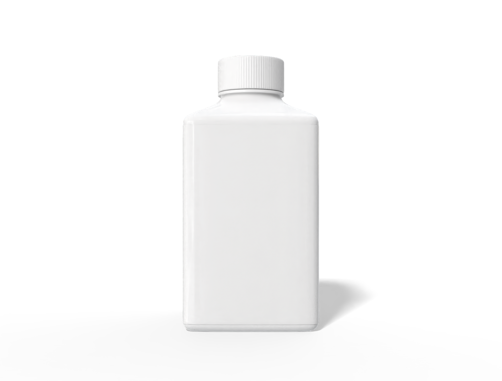 Square plastic milk bottles library preview