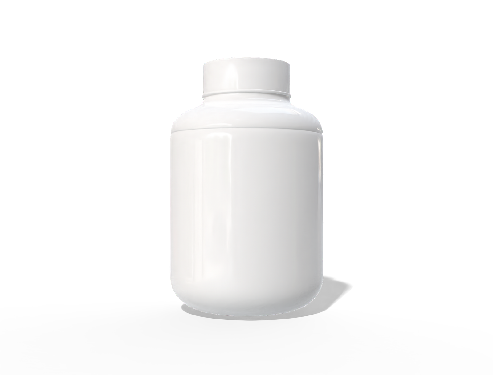 Wide mouth pesticide bottle — Glossy plastic