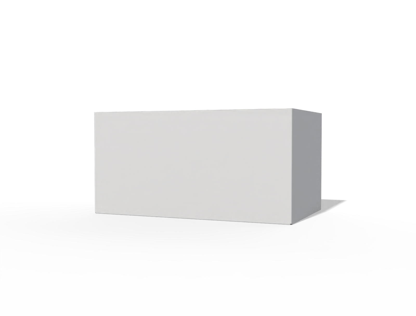 Sandwich box — White paperboard