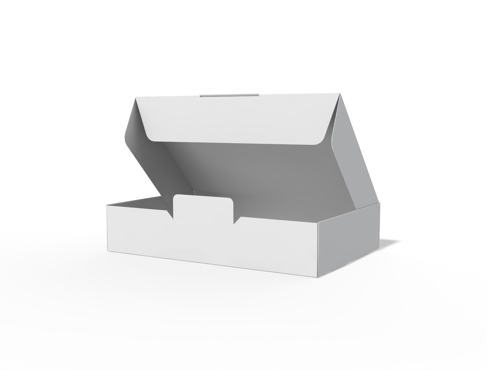 Folding display box — White paperboard