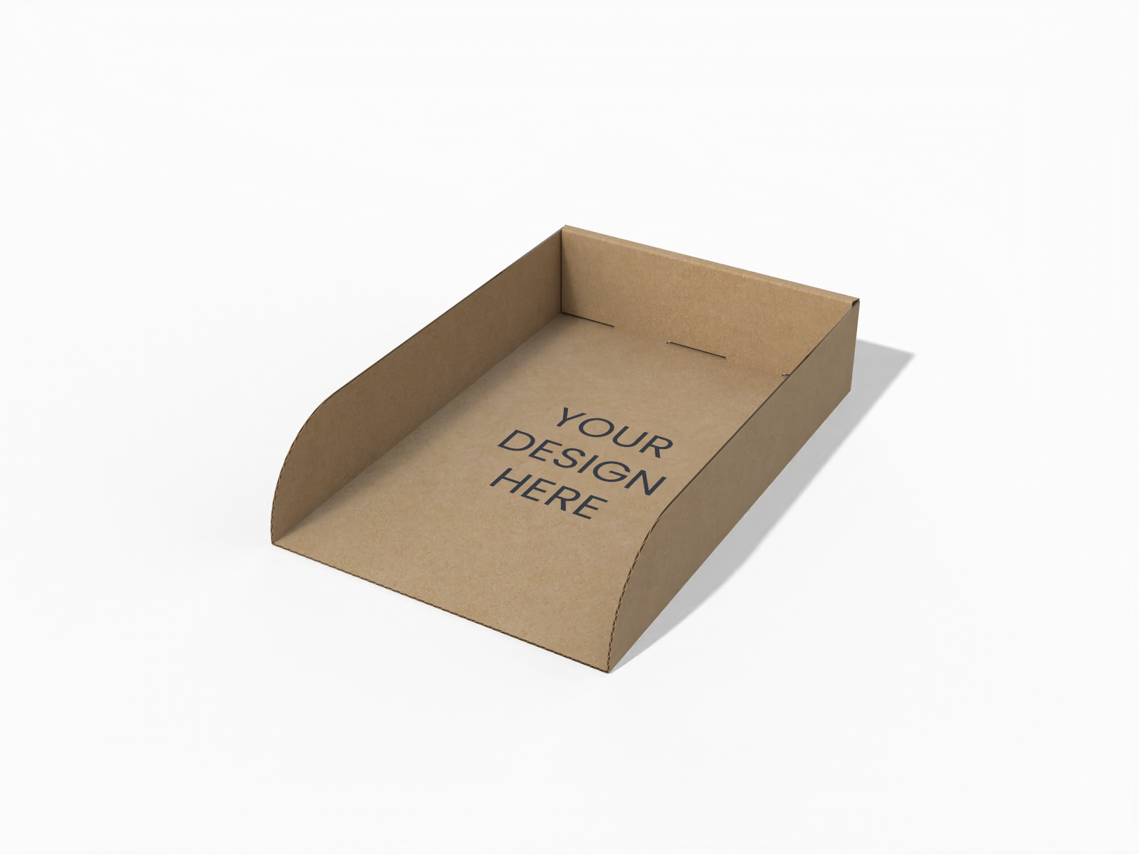 Exhibitor box — E-flute corrugated board