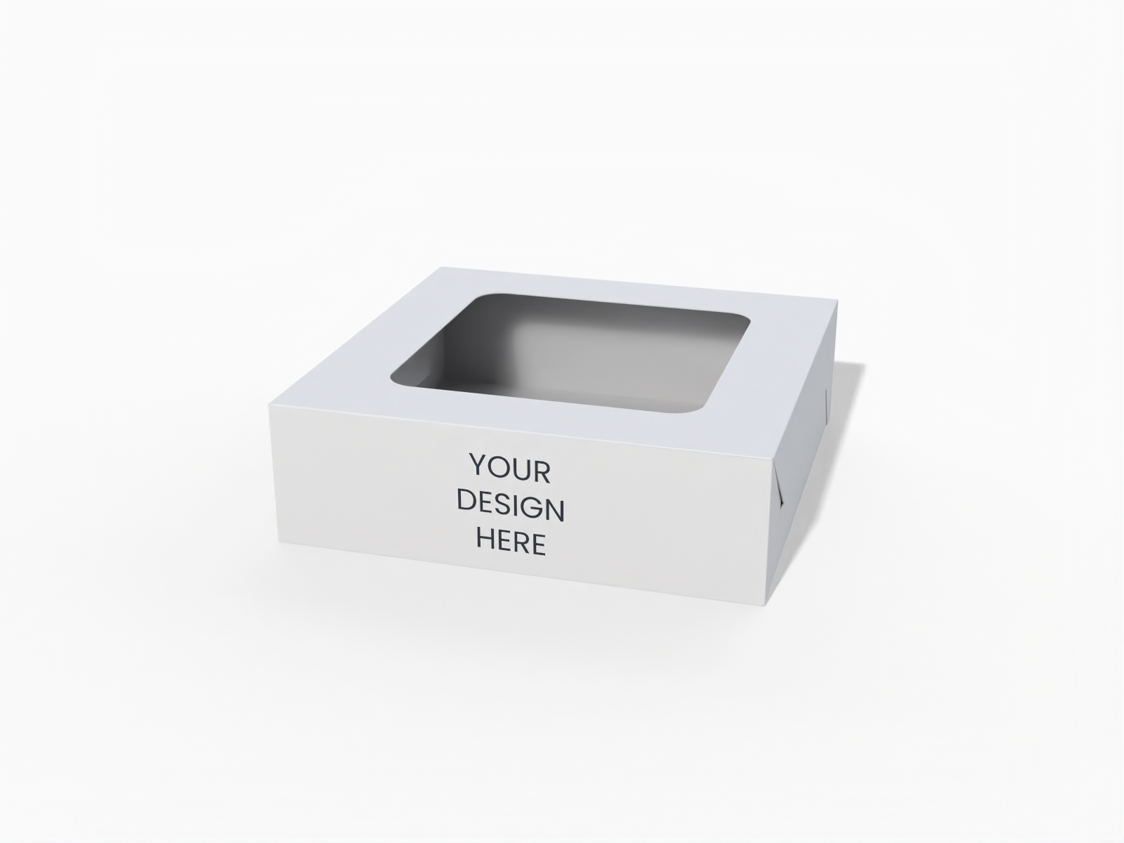 Window box — White paperboard