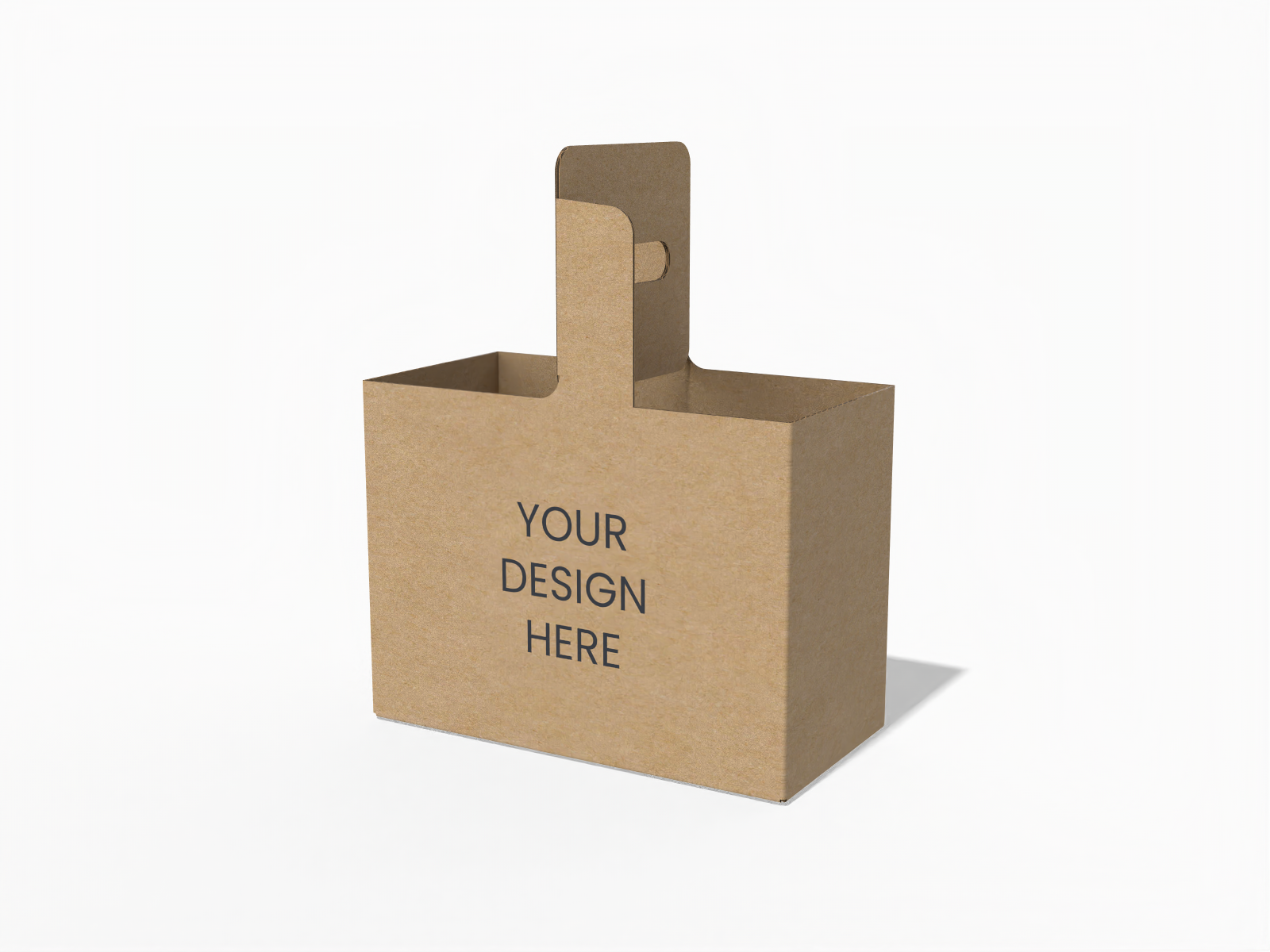 Handle display box — E-flute corrugated board