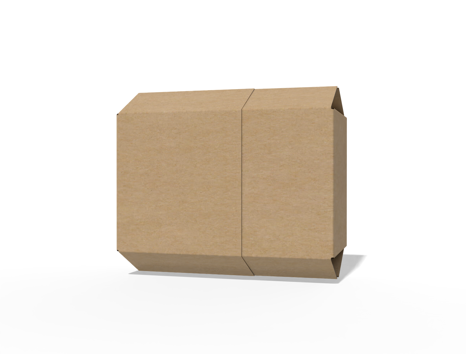FEFCO 0228 corrugated cardboard box — B-flute corrugated board