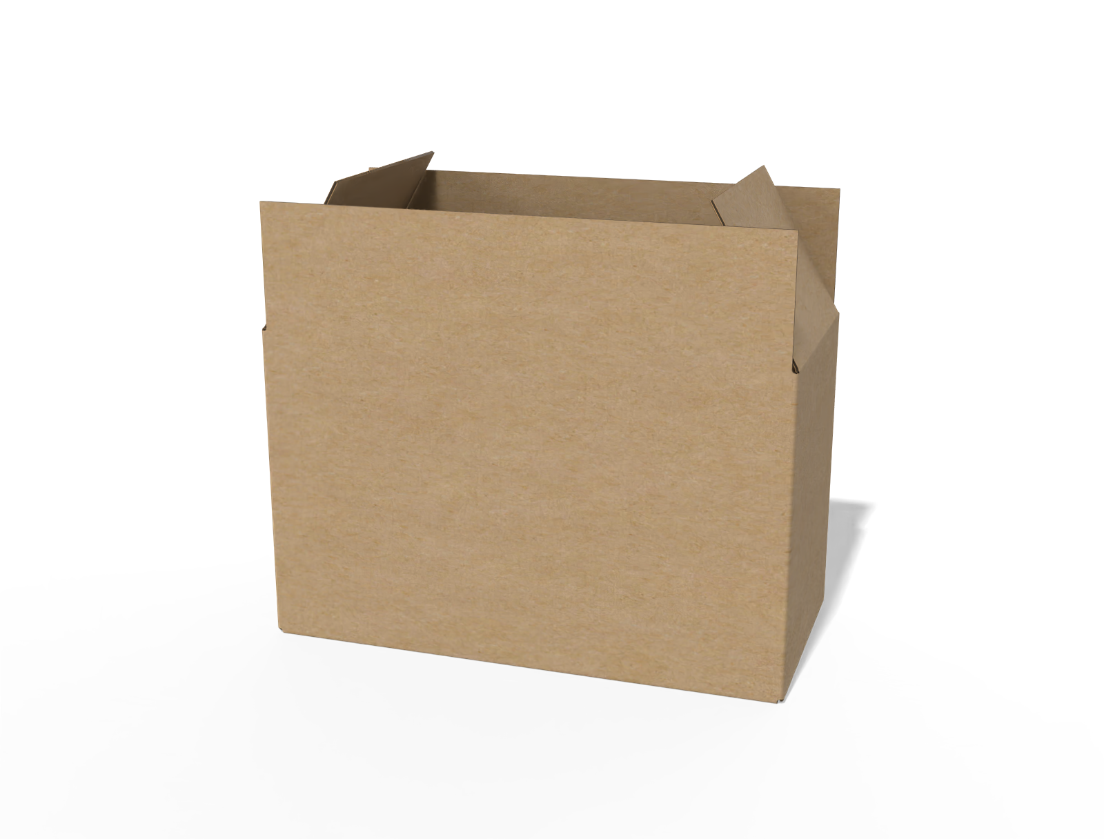 FEFCO 0229 corrugated cardboard box — B-flute corrugated board