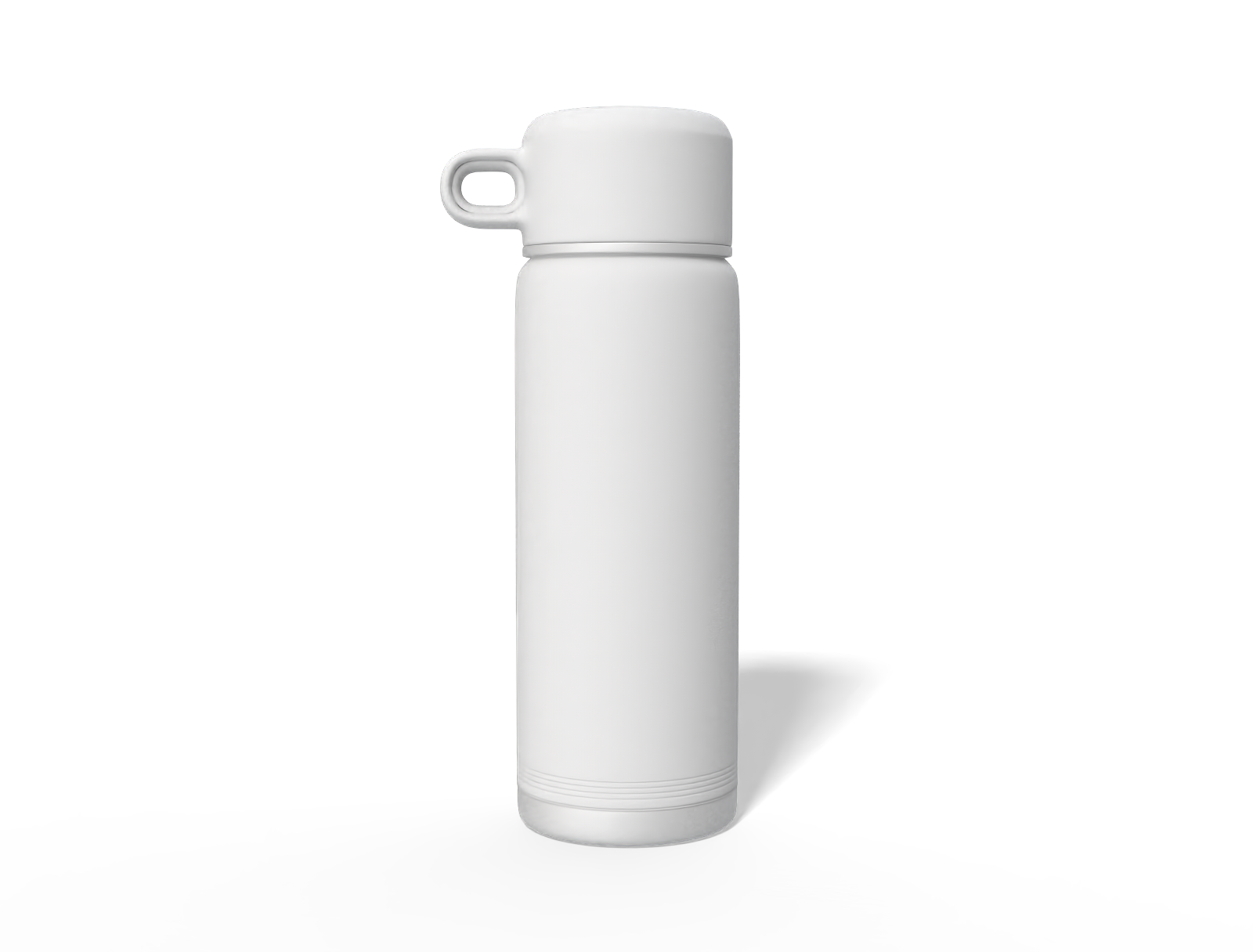 Tumbler water with handle — Matte metal