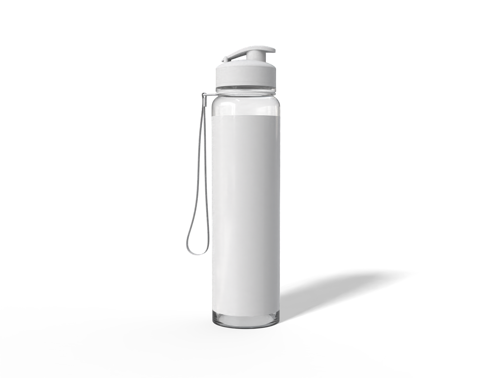 Flip sipper bottle — Matte plastic